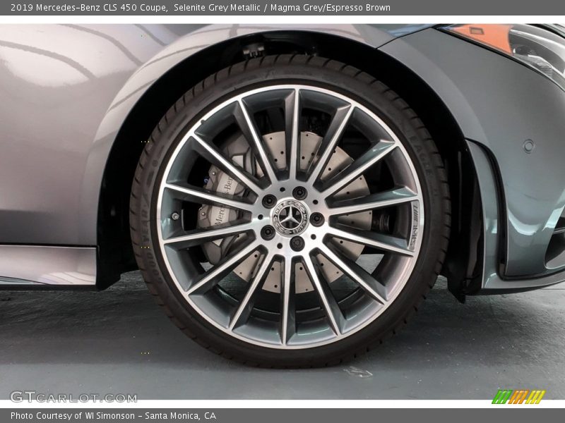 Selenite Grey Metallic / Magma Grey/Espresso Brown 2019 Mercedes-Benz CLS 450 Coupe