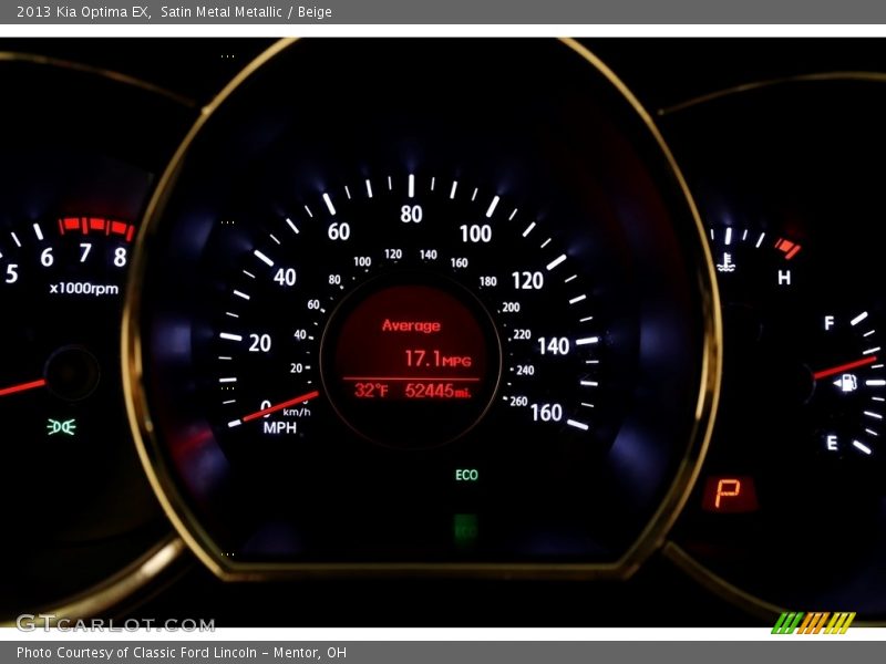 Satin Metal Metallic / Beige 2013 Kia Optima EX