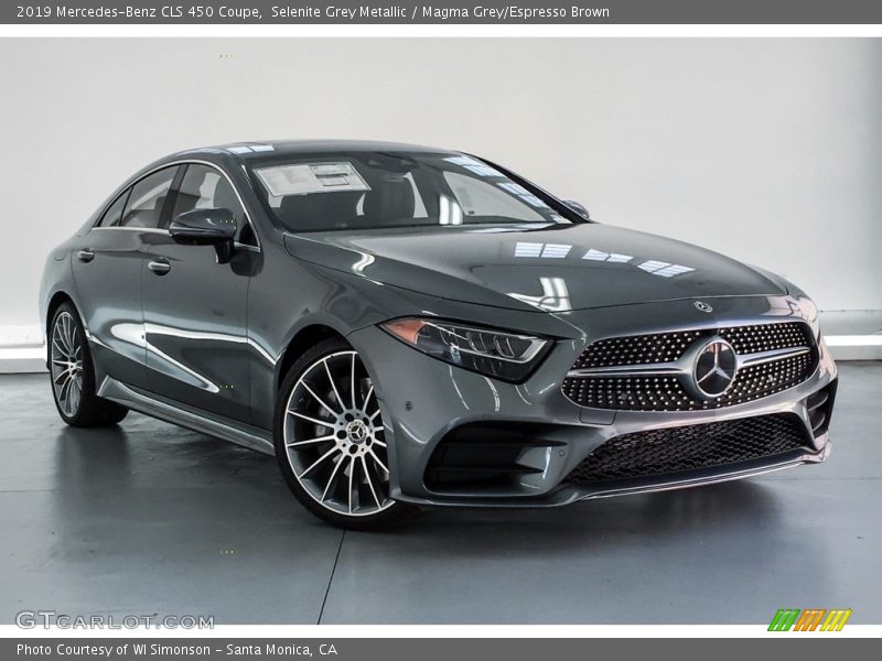 Selenite Grey Metallic / Magma Grey/Espresso Brown 2019 Mercedes-Benz CLS 450 Coupe