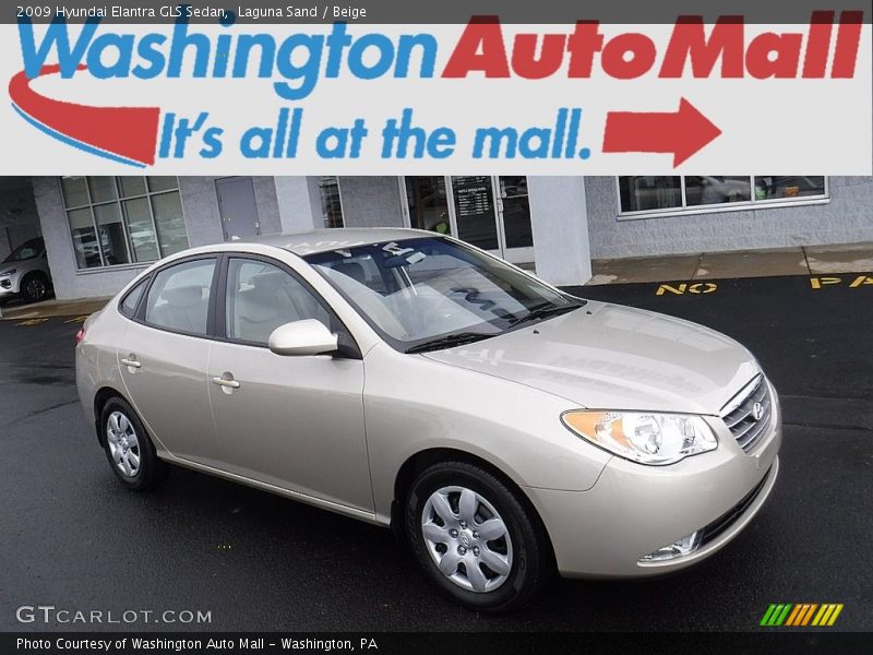 Laguna Sand / Beige 2009 Hyundai Elantra GLS Sedan