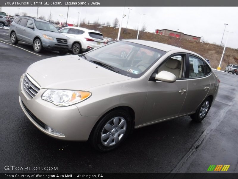 Laguna Sand / Beige 2009 Hyundai Elantra GLS Sedan