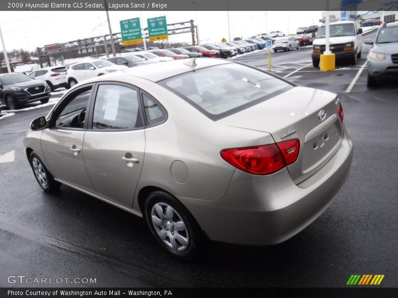 Laguna Sand / Beige 2009 Hyundai Elantra GLS Sedan