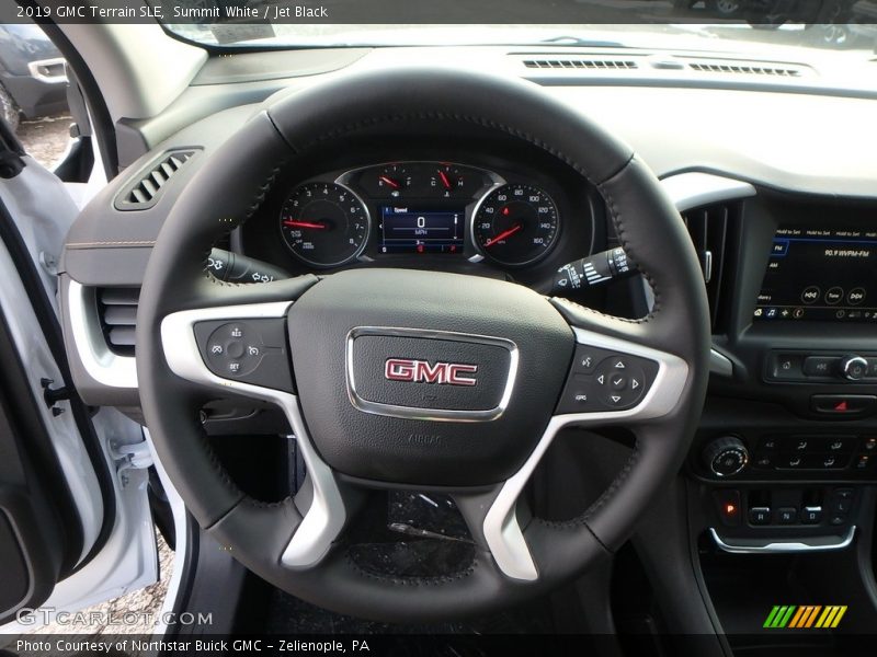 Summit White / Jet Black 2019 GMC Terrain SLE
