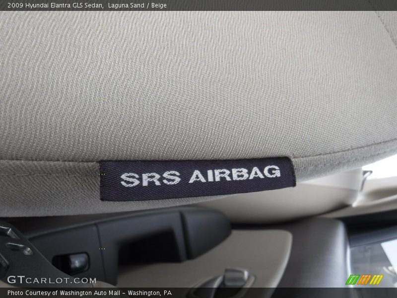 Laguna Sand / Beige 2009 Hyundai Elantra GLS Sedan