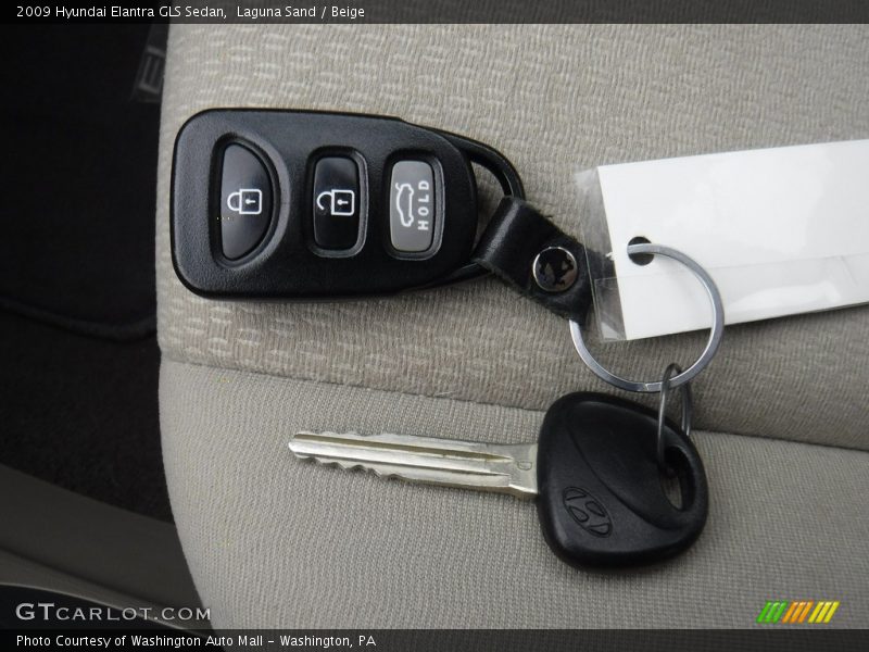 Laguna Sand / Beige 2009 Hyundai Elantra GLS Sedan