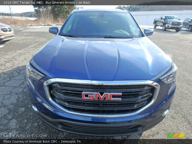 Blue Emerald Metallic / Jet Black 2019 GMC Terrain SLE AWD