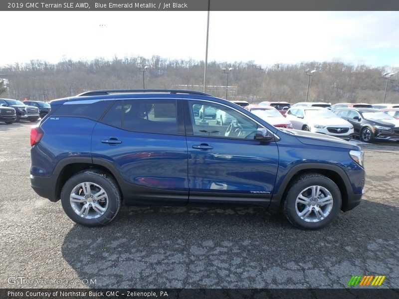 Blue Emerald Metallic / Jet Black 2019 GMC Terrain SLE AWD