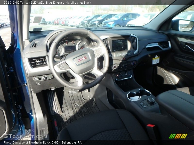 Blue Emerald Metallic / Jet Black 2019 GMC Terrain SLE AWD