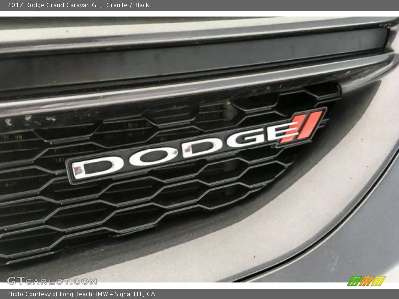 Granite / Black 2017 Dodge Grand Caravan GT