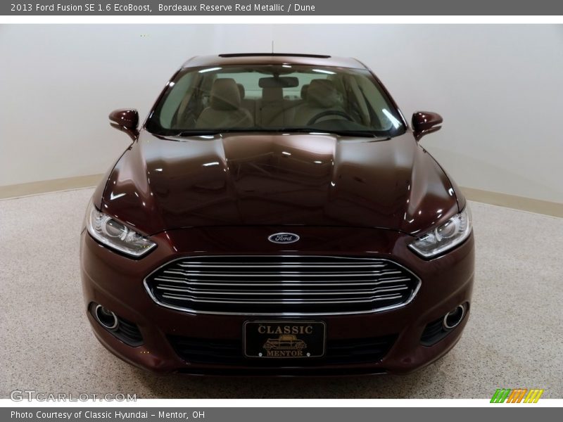 Bordeaux Reserve Red Metallic / Dune 2013 Ford Fusion SE 1.6 EcoBoost