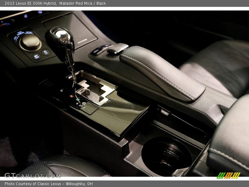 Matador Red Mica / Black 2013 Lexus ES 300h Hybrid