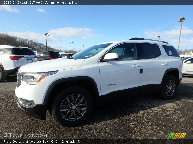Summit White / Jet Black 2019 GMC Acadia SLT AWD