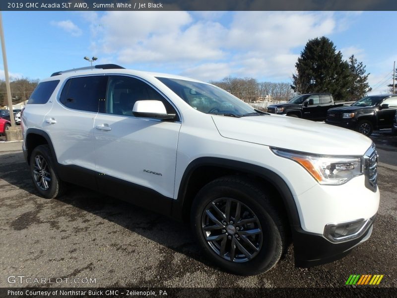 Summit White / Jet Black 2019 GMC Acadia SLT AWD