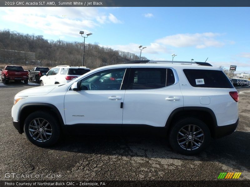 Summit White / Jet Black 2019 GMC Acadia SLT AWD