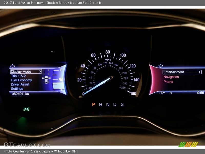 Shadow Black / Medium Soft Ceramic 2017 Ford Fusion Platinum