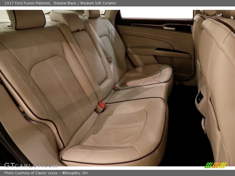 Shadow Black / Medium Soft Ceramic 2017 Ford Fusion Platinum