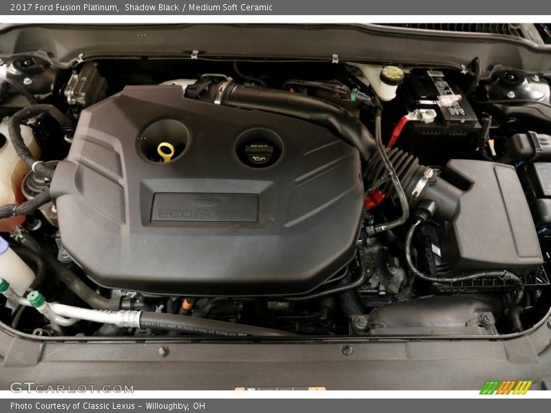 Shadow Black / Medium Soft Ceramic 2017 Ford Fusion Platinum