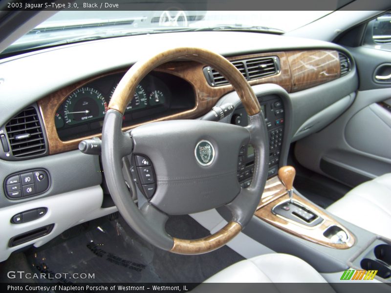 Black / Dove 2003 Jaguar S-Type 3.0