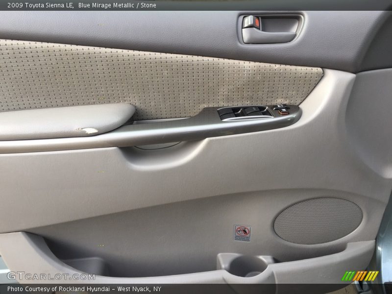 Blue Mirage Metallic / Stone 2009 Toyota Sienna LE