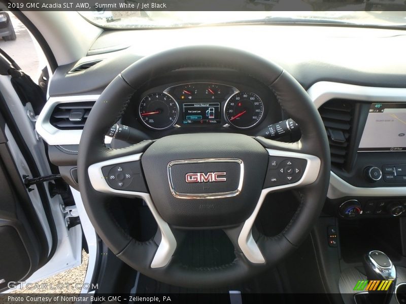 Summit White / Jet Black 2019 GMC Acadia SLT AWD