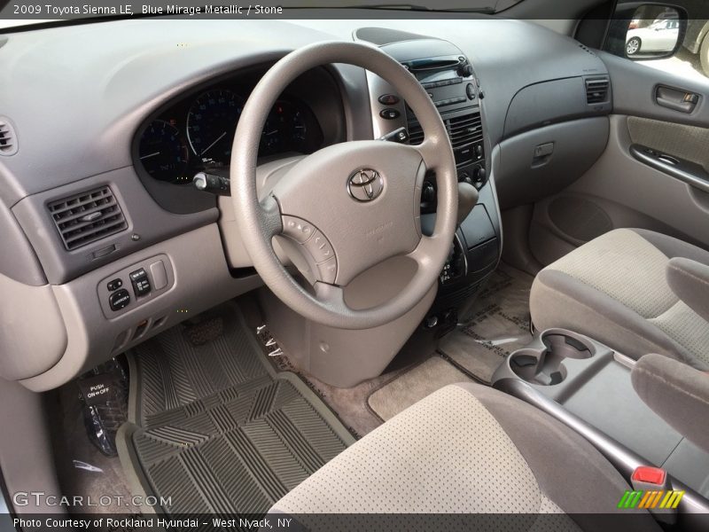 Blue Mirage Metallic / Stone 2009 Toyota Sienna LE