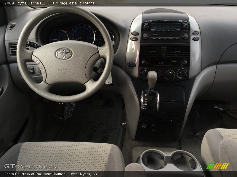 Blue Mirage Metallic / Stone 2009 Toyota Sienna LE