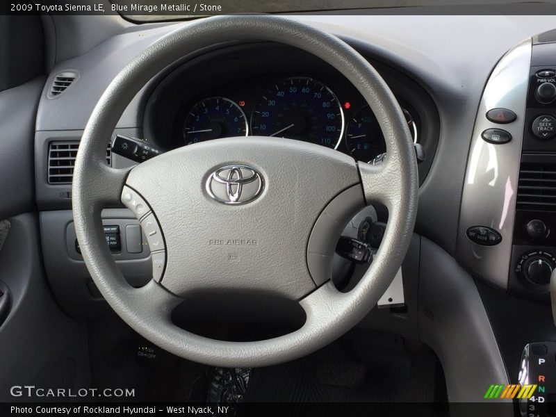 Blue Mirage Metallic / Stone 2009 Toyota Sienna LE