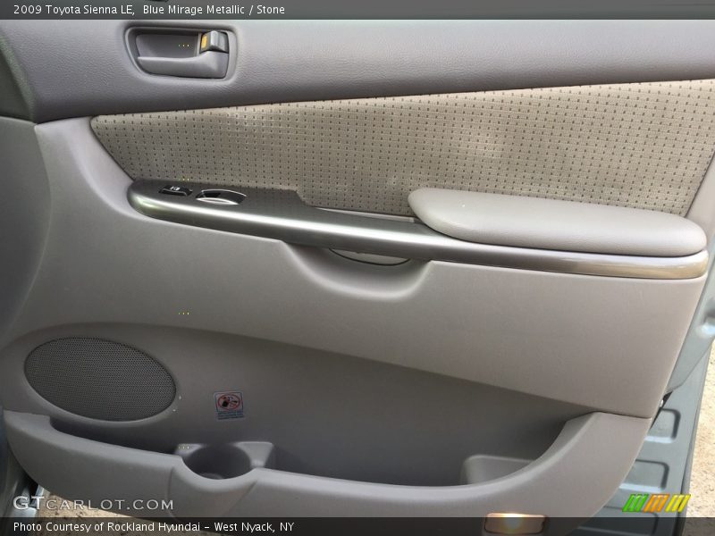 Blue Mirage Metallic / Stone 2009 Toyota Sienna LE