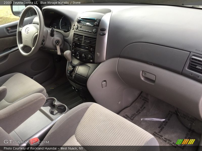 Blue Mirage Metallic / Stone 2009 Toyota Sienna LE