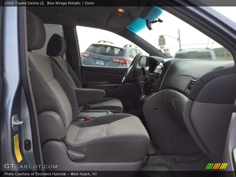 Blue Mirage Metallic / Stone 2009 Toyota Sienna LE