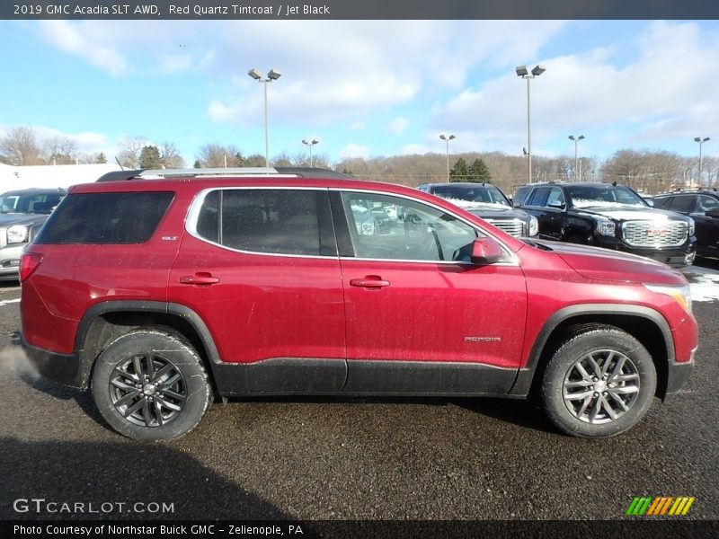 Red Quartz Tintcoat / Jet Black 2019 GMC Acadia SLT AWD