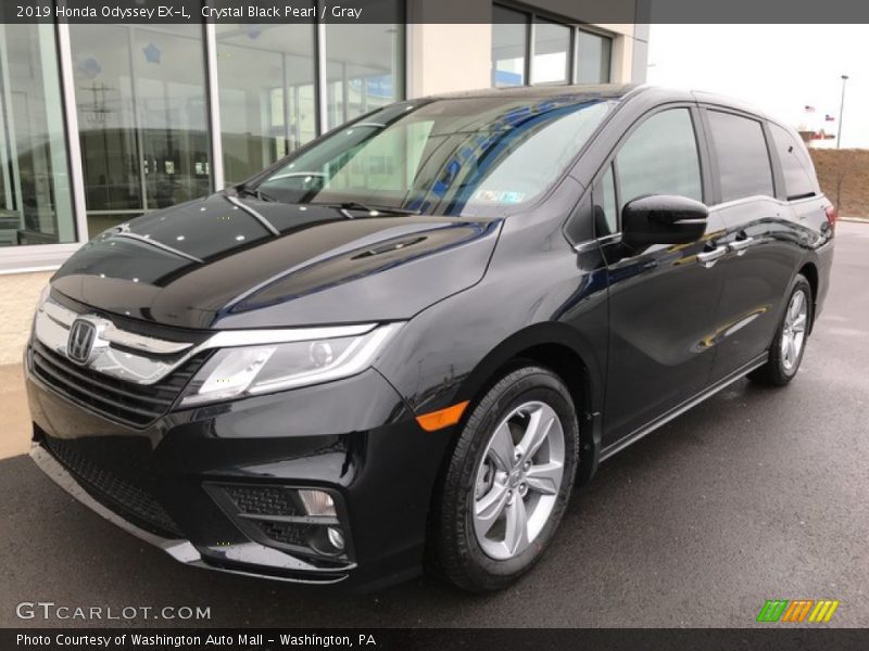 Crystal Black Pearl / Gray 2019 Honda Odyssey EX-L