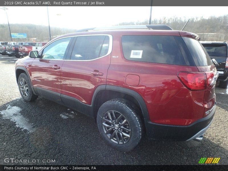 Red Quartz Tintcoat / Jet Black 2019 GMC Acadia SLT AWD