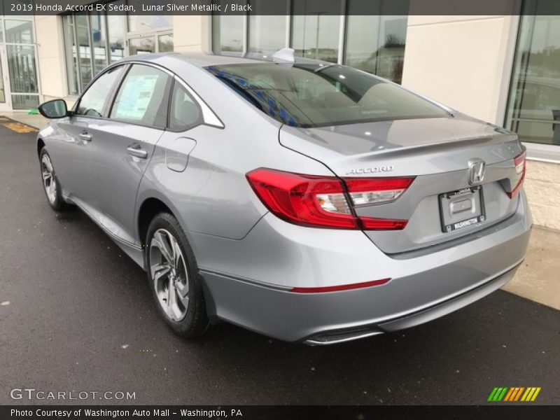 Lunar Silver Metallic / Black 2019 Honda Accord EX Sedan