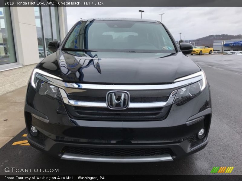 Crystal Black Pearl / Black 2019 Honda Pilot EX-L AWD