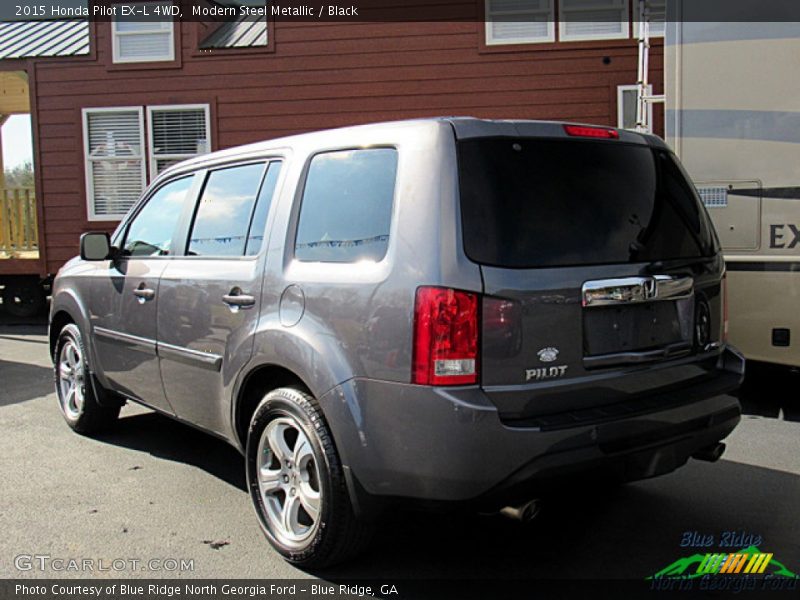 Modern Steel Metallic / Black 2015 Honda Pilot EX-L 4WD