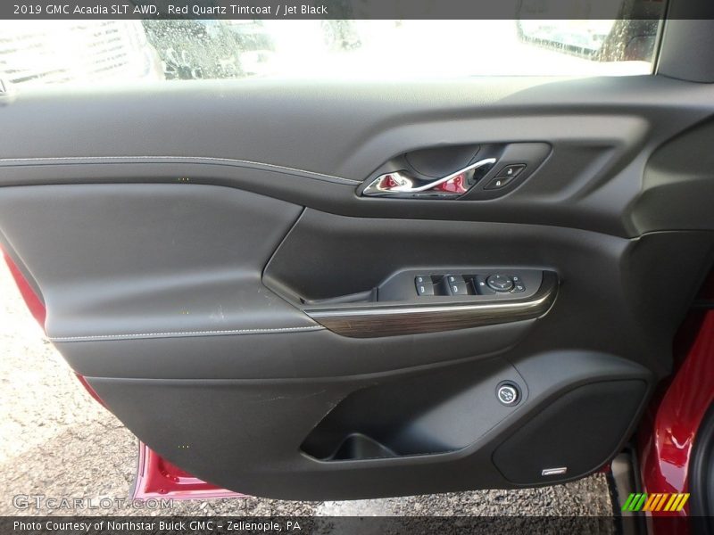 Red Quartz Tintcoat / Jet Black 2019 GMC Acadia SLT AWD