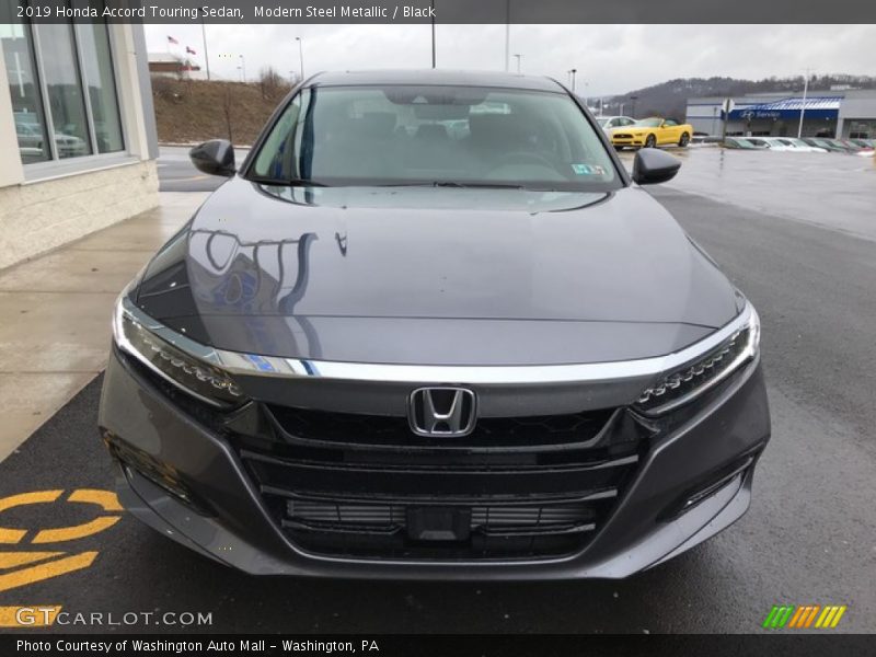 Modern Steel Metallic / Black 2019 Honda Accord Touring Sedan