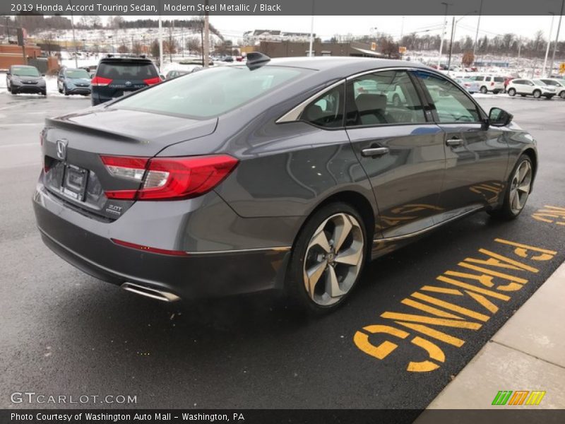 Modern Steel Metallic / Black 2019 Honda Accord Touring Sedan