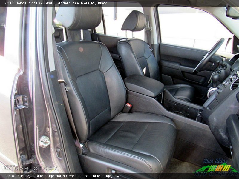 Modern Steel Metallic / Black 2015 Honda Pilot EX-L 4WD