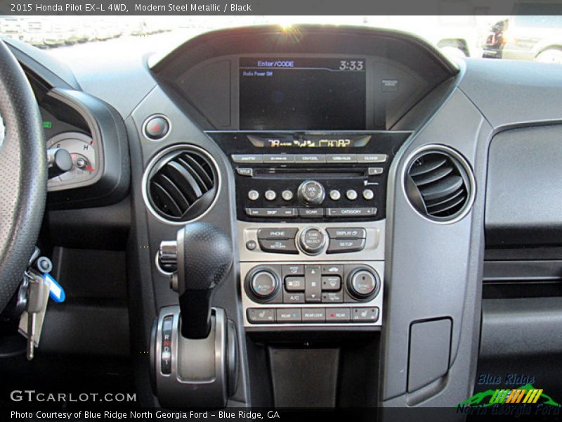 Modern Steel Metallic / Black 2015 Honda Pilot EX-L 4WD
