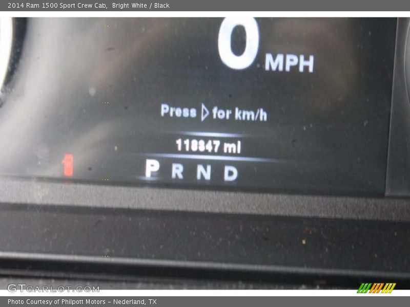 Bright White / Black 2014 Ram 1500 Sport Crew Cab
