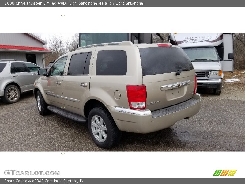 Light Sandstone Metallic / Light Graystone 2008 Chrysler Aspen Limited 4WD