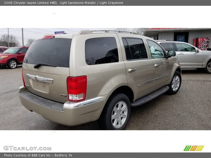 Light Sandstone Metallic / Light Graystone 2008 Chrysler Aspen Limited 4WD