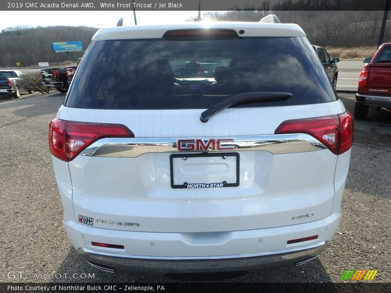 White Frost Tricoat / Jet Black 2019 GMC Acadia Denali AWD