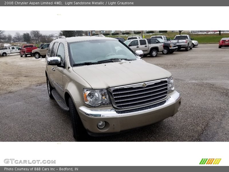 Light Sandstone Metallic / Light Graystone 2008 Chrysler Aspen Limited 4WD