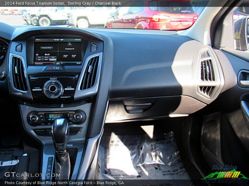 Sterling Gray / Charcoal Black 2014 Ford Focus Titanium Sedan