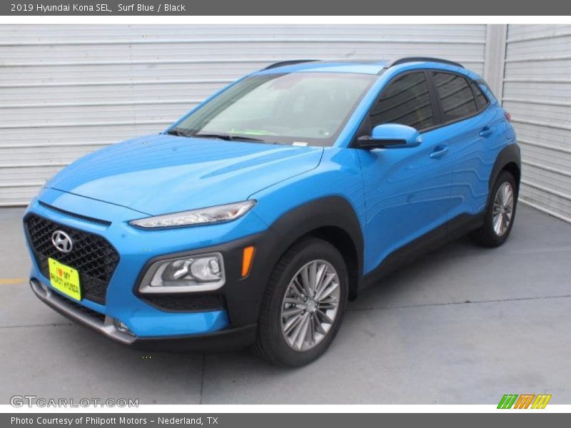 Surf Blue / Black 2019 Hyundai Kona SEL