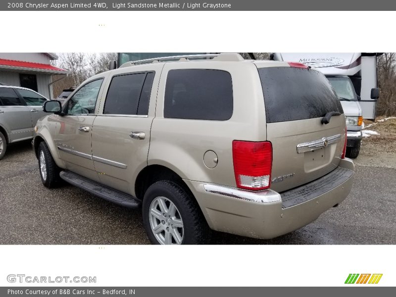 Light Sandstone Metallic / Light Graystone 2008 Chrysler Aspen Limited 4WD