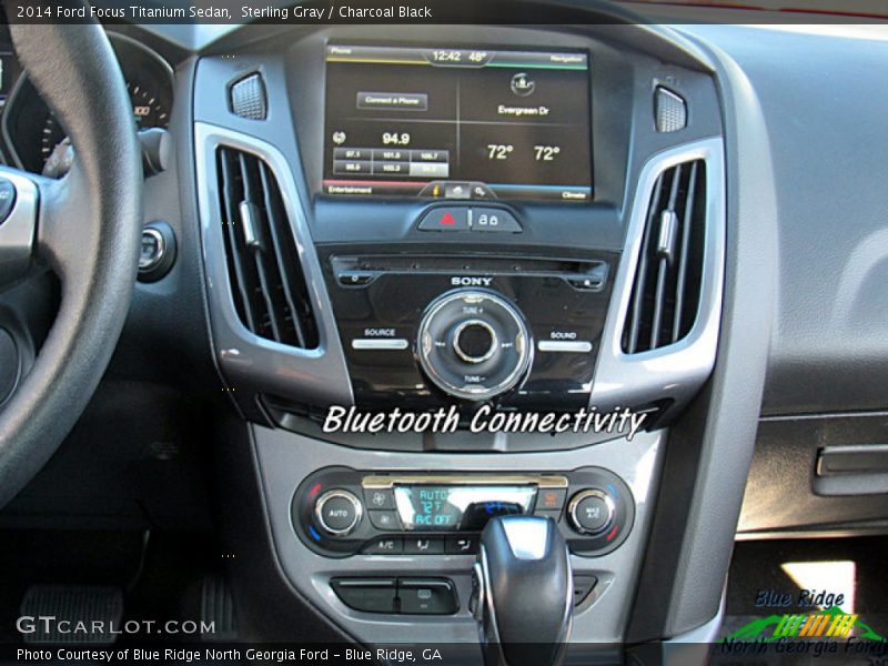 Sterling Gray / Charcoal Black 2014 Ford Focus Titanium Sedan